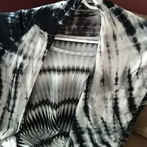 2pc jacket and short sleeve tee Tie Died